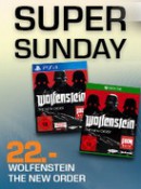 Saturn.de: Super Sunday am 15.02.15 – Wolfenstein [PS4/Xbox One] für 22€