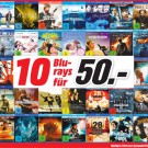 [Lokal] MediaMarkt Wetzlar: 10 Blu-rays für 50€