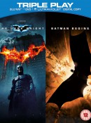 Zavvi.de: Batman Begins / The Dark Knight – Triple Play (Blu-ray, DVD und UltraViolet Copy) für 7,05€