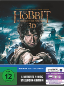 Saturn.de: Der Hobbit – Die Schlacht der fünf Heere (4-Disc Steelbook Edition) [Blu-ray 3D] für 24,99€ + VSK