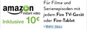 Amazon.de: Amazon Fire TV Stick + 10€ Guthaben für Instent Video für 39€ inkl. VSK