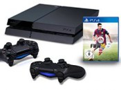 Amazon.de kontert Müller: PlayStation 4 – Konsole + FIFA 15 + 2 Controller für 399€ inkl. VSK