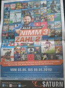 [Lokal??] Saturn Wolfsburg: Nimm 3 Zahl 2 (Blu-rays, DVDs, Games etc.)