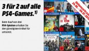 Amazon kontert MediaMarkt.de: Neues Multimedia Prospekt – 3 für 2 auf alle PS4 Games (bis 04.07.15)