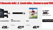 MediaMarkt.de: Schnapp des Tages – PlayStation 4 + 2. Controller, Kamera und FIFA 15 für 395€ inkl. VSK