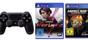 Saturn.de: PS4 DualShock Controller + Minecraft + inFAMOUS: First Light für 64,99€ inkl. VSK