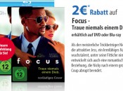 Mueller: Focus – Traue niemals einen Dieb 2€ Rabatt Coupon am 31.07.15