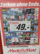 [Lokal] MediaMarkt Berlin und Brandenburg: 3 Spiele für 49€