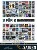 Saturn.de: 3 für 2 Aktion auf alle Blu-rays (30.08. – 06.09.15)