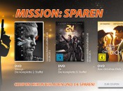 Müller: 3 Coupons DVD (24, Vikings und kein Ort ohne dich) bis 06.09.15