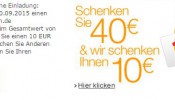 Amazon.de: 10€ Gutschein geschenkt, wenn man 40€ Gutschein kauft