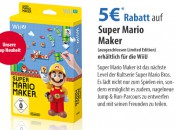 Müller: Super Mario Maker [Wii U] 5€ Rabatt Coupon am 11.09.2015