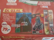 Real.de: Deal am 03.11.15 – Star Wars Blu-ray Box + Disney Infinity 3.0 Einzelfigur + 4 Getränke-Dosen für 79€