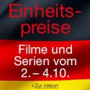 Amazon.de: 3 Tage Einheitspreise – Filme & Serien von 2.10 bis 4.10.15