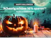 Buch.de: Schaurig schöne 16% sparen, nur heute am 28.10.2015 (täglich 1% weniger)