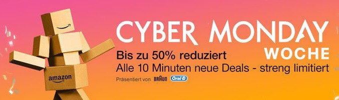 Amazon.de: Cyber Monday Finale – Blitzangebote am 30.11.15 ab 6:00 Uhr