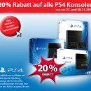 Müller: 20% auf alle PS4 Konsolen mit Coupon (am 27.11 und 28.11.15)