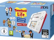 Amazon.de: Nintendo 2DS – Konsole (weiß + rot) inkl. Tomodachi Life (vorinstalliert) für 88€ inkl. VSK