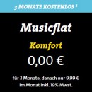 Juke.com: Musicflat 3 Monate kostenlos testen