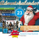 Mueller.de: Adventskalender Türchen Nr. 23 – Assassin`s Creed Syndicate [PS4/XBox One] für 45€