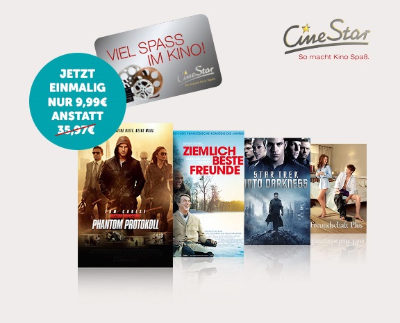 Maxdome De 3 Monate Streaming Cinestar Kinogutschein Fur Insgesamt 9 99 Bluray Dealz De