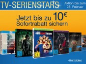 Amazon.de: 7 Tage Serien-Schnäppchen – bis zu 10€ Sofortrabatt (MBW 50€) (bis 28.02.16)