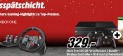 MediaMarkt.de: Tiefpreisschicht vom 13.02. – 15.02.16 z.B. Xbox One 500GB + Forza Horizon 2 inkl. 2. Controller + 10€ Guthabenkarte für 329€ inkl. VSK