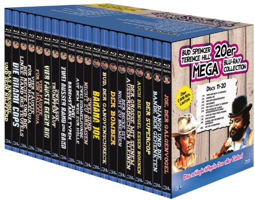 Bud Spencer & Terence Hill – 20er Mega Collection (Blu-ray) für 59,99€ ›