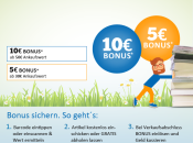 Momox.de: Platz schaffen und Frühjahrsbonus abstauben (bis zu 10€ Bonus ab 50€ MBW)