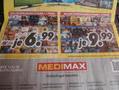 [Lokal] MediMax: Blu-rays für 9,99€ & DVD für 6,99€