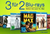 Amazon.de: 3 Blu-rays für 2 (bis 15.05.16)