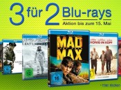 Amazon.de: 3 Blu-rays für 2 (bis 15.05.16)