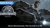 iTunes: Jurassic World über WE für 6,99€ inkl. Extras, weitere Angebote und Rabatt auf iTunes Guthaben bei Penny bis morgen