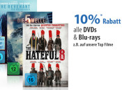 Mueller.de: 10% Rabatt beim Kauf von DVD/Blu-ray am 17.6.16