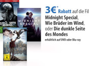 Müller: 3€ Rabatt auf Midnight Special/Wie Brüder im Wind/Die dunkle Seite des Mondes [DVD/Blu-ray] nur am 24.06.2016