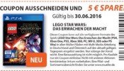 Müller: 5€ Sparen auf das Game Lego Star Wars – das Erwachen der Macht