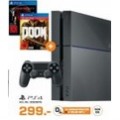 Saturn.de: SONY PlayStation 4 Konsole CUH-1216A 500GB + Metal Gear Solid 5 + Doom (+UAC Pack) für 299€