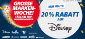 Real.de: 20% Rabatt auf Disney Artikel nur gültig am 05.07.2016