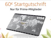 Amazon.de VISA Karte beantragen und 60€ Gutschrift kassieren