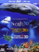 Amazon.co.uk: Jean-Michel Cousteau’s Film Trilogy: Dolphins & Whales/Sharks/Ocean Wonderland [Blu-ray 3D + 2D] für 10,68€ inkl. VSK