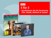 Thalia.de: 3 für 2 Aktion auf ausgewählte Artikel im Bereich Musik, Hörbücher, Games und Filme (gültig bis 25.09.2016)