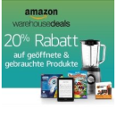 Amazon.de: Warehousedeals um 20% reduziert (21.11. – 28.11.16)