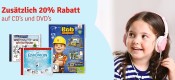 MyToys: 20% Rabatt auf CDs,  DVDs & Blu-rays ab 29€ Einkaufswert + VSK