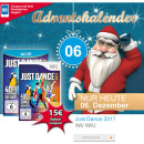 Müller.de: Türchen 06.12.2016 – Just Dance 2017 [Wii / Wii U] 15€ Rabatt Coupon