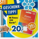 [Offline] Euronics Filialen: 25€ iTunes Karte für 20€