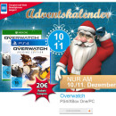 Müller Adventskalender Tag 10 und 11: 20€ Rabatt Code für Overwatch (PS4/Xbox One/PC)