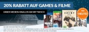 Rebuy.de: 20% Rabatt auf Filme und Games ab einem MBW von 20€ (nur gültig am 14.12.16)