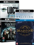 Amazon.co.uk: January Deals mit u.a. 4K Ultra HD Blu-rays mit dt. Ton – Lucy, Oblivion, Snow White & the Huntsman für je ca. 15,80€ + VSK