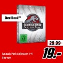 Amazon kontert MediaMarkt.de: WahnsinnsSchnellVerkauf z.B. Jurassic Park Collection 1-4 [Blu-ray] für 19€