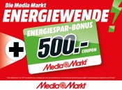 MediaMarkt.de: Aktion Energiewende – Bis zu 500€ Energiesparbonus beim Kauf von Großgeräten